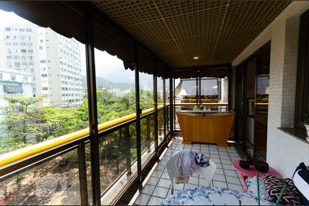 Varanda da Sala de apartamento à venda com 2 quartos, 92m² em Leblon, Rio de Janeiro
