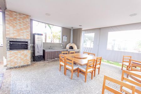 Apartamento para alugar com 82m², 3 quartos e 2 vagasÁrea da churrasqueira 