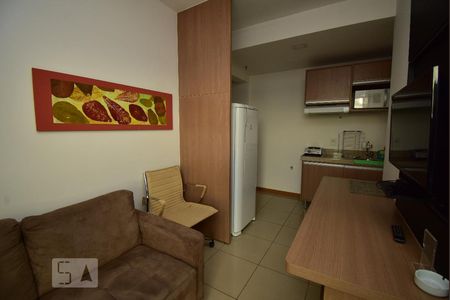 Sala de apartamento para alugar com 1 quarto, 28m² em Zona Industrial (guará), Brasília
