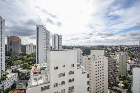 Vista da Sala de apartamento à venda com 1 quarto, 136m² em Real Parque, São Paulo