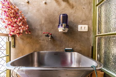 Apartamento à venda com 55m², 2 quartos e sem vagaVaranda e Área de Serviço - Detalhe