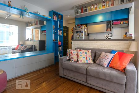Sala de apartamento para alugar com 1 quarto, 40m² em Bela Vista, São Paulo