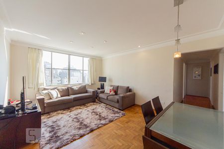 Sala de estar e jantar de apartamento para alugar com 3 quartos, 98m² em Paraíso, São Paulo