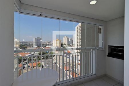 Varanda Gourmet de apartamento à venda com 2 quartos, 63m² em Campestre, Santo André