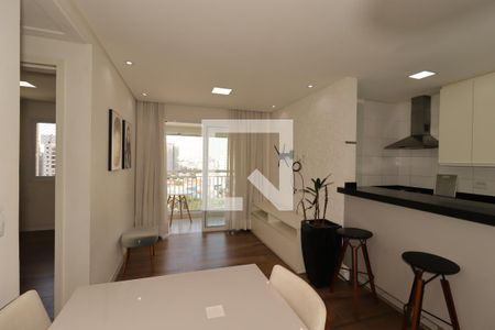 Sala de apartamento à venda com 2 quartos, 63m² em Campestre, Santo André