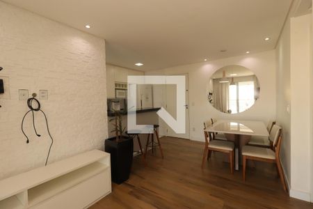 Sala de apartamento à venda com 2 quartos, 63m² em Campestre, Santo André