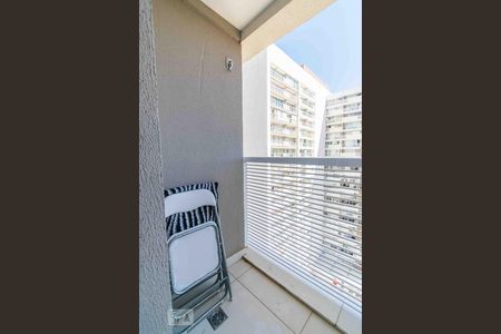 Varanda da Sala de apartamento para alugar com 1 quarto, 34m² em Sul (águas Claras), Brasília