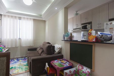 Sala de apartamento à venda com 3 quartos, 58m² em Jardim Márcia, Campinas