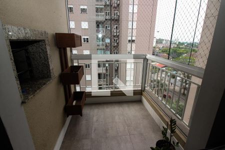 Varanda da Sala de apartamento à venda com 2 quartos, 52m² em Teresópolis, Porto Alegre