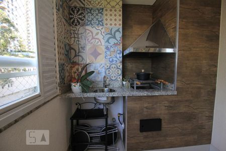 Detalhe da varanda gourmet de apartamento para alugar com 3 quartos, 105m² em Vila Suzana, São Paulo
