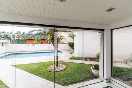 Vista da Sala de TV de casa de condomínio para alugar com 4 quartos, 469m² em Alphaville, Santana de Parnaíba