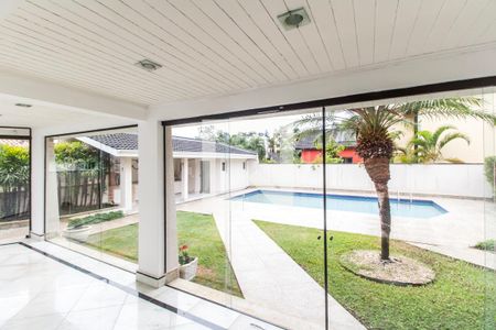 Vista da Sala de TV de casa de condomínio para alugar com 4 quartos, 469m² em Alphaville, Santana de Parnaíba