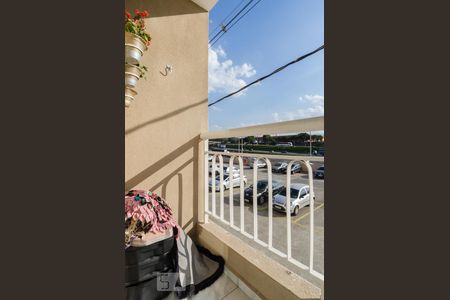 Varanda da sala de apartamento à venda com 2 quartos, 48m² em Vila Gonçalves, São Bernardo do Campo