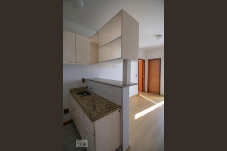 Sala/ Cozinnha de apartamento para alugar com 1 quarto, 44m² em Santo Agostinho, Belo Horizonte