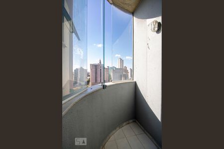 Varanda da Sala de apartamento à venda com 1 quarto, 44m² em Santo Agostinho, Belo Horizonte