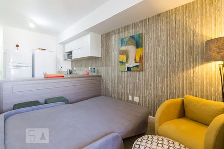 Sala de kitnet/studio para alugar com 1 quarto, 35m² em Vila Gomes Cardim, São Paulo