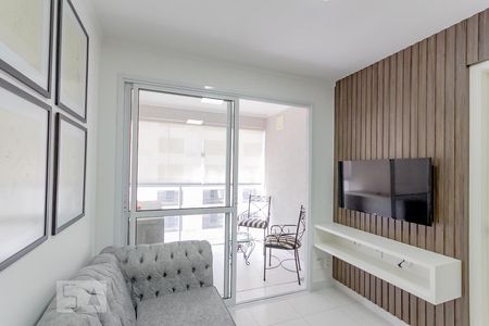 Sala de apartamento para alugar com 1 quarto, 40m² em Jardim Goiás, Goiânia