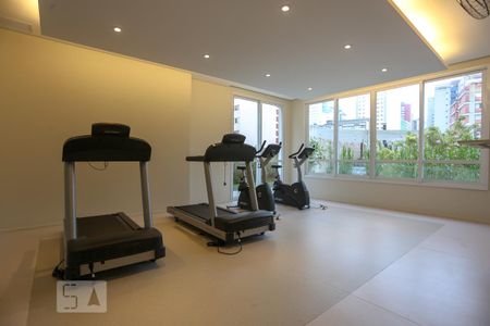 Apartamento para alugar com 36m², 1 quarto e 1 vaga Apartamento para alugar com 36m², 1 quarto e 1 vagaAcademia