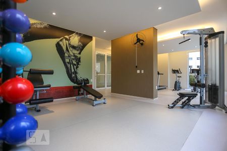 Apartamento para alugar com 36m², 1 quarto e 1 vaga Apartamento para alugar com 36m², 1 quarto e 1 vagaAcademia