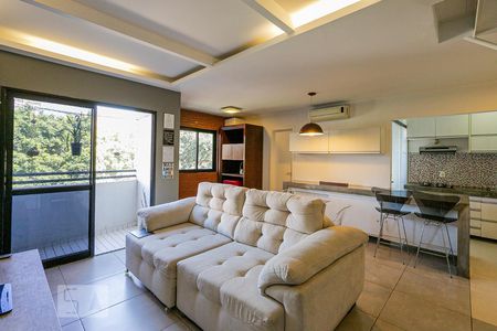 Sala de Estar de apartamento à venda com 3 quartos, 85m² em Pinheiros, São Paulo