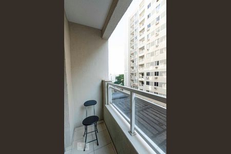 Varanda da Sala de apartamento à venda com 2 quartos, 50m² em Rio Comprido, Rio de Janeiro