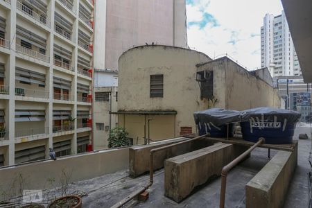 Vista da Sala de apartamento à venda com 1 quarto, 35m² em Consolação, São Paulo