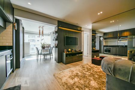 Sala de apartamento para alugar com 2 quartos, 60m² em Vila Andrade, São Paulo