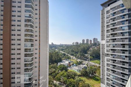 Vista da sala de apartamento para alugar com 2 quartos, 60m² em Vila Andrade, São Paulo