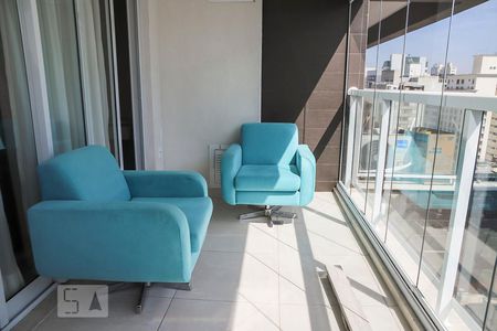 Studio à venda com 34m², 1 quarto e 1 vagaVaranda