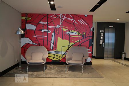 Studio à venda com 34m², 1 quarto e 1 vagaHall