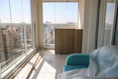 Studio à venda com 34m², 1 quarto e 1 vagaVaranda