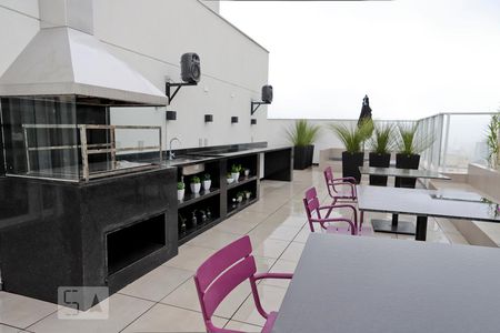 Studio à venda com 34m², 1 quarto e 1 vagaChurrasqueira