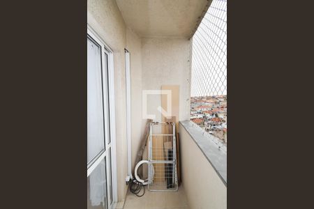 Varanda da Sala de apartamento à venda com 2 quartos, 60m² em Vila Gustavo, São Paulo