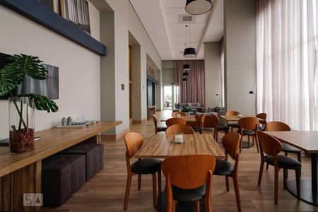 Studio à venda com 32m², 1 quarto e 1 vagaSalão de Festas