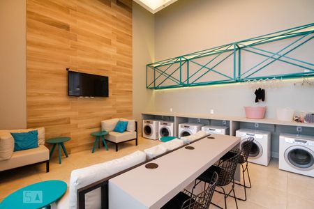 Studio à venda com 32m², 1 quarto e 1 vagaLavanderia