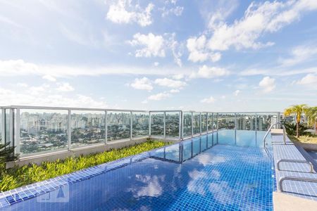 Studio à venda com 44m², 1 quarto e 1 vagaPiscina