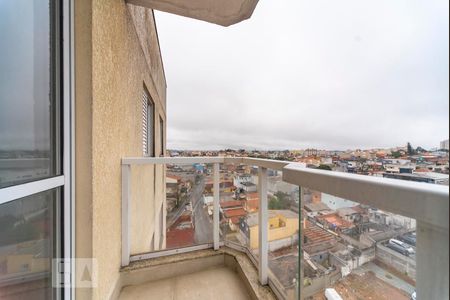 Varanda da Sala de apartamento à venda com 2 quartos, 53m² em Parque das Nações, Santo André