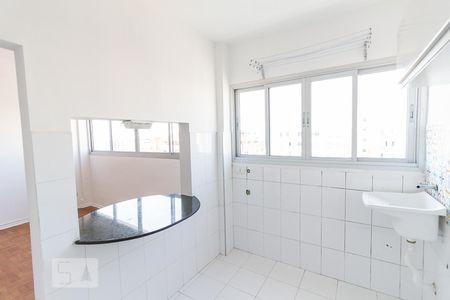 Cozinha de apartamento para alugar com 1 quarto, 36m² em Mirandópolis, São Paulo