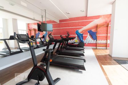 Apartamento para alugar com 40m², 1 quarto e 1 vaga Apartamento para alugar com 40m², 1 quarto e 1 vagaAcademia