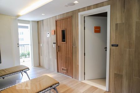 Studio para alugar com 42m², 1 quarto e 1 vagaSauna