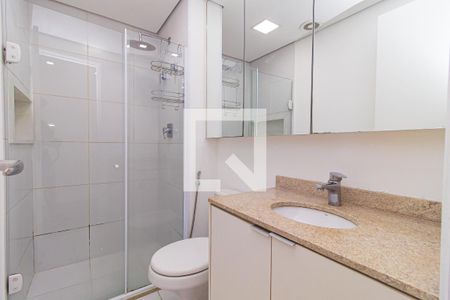 Banheiro de kitnet/studio para alugar com 1 quarto, 42m² em Bela Vista, São Paulo
