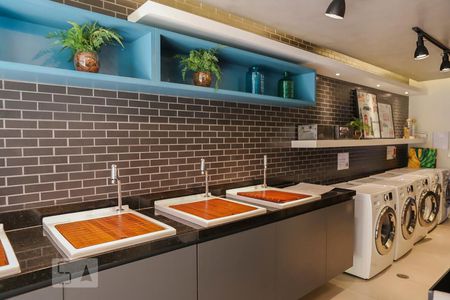 Studio para alugar com 42m², 1 quarto e 1 vagaLavanderia coletiva