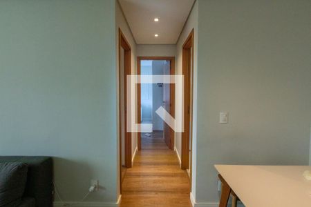 Corredor dos Quartos de apartamento à venda com 2 quartos, 61m² em Botafogo, Campinas