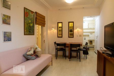 Sala de apartamento para alugar com 1 quarto, 50m² em Ipanema, Rio de Janeiro