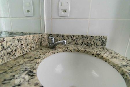 Pia do Banheiro de kitnet/studio para alugar com 1 quarto, 39m² em Sul (águas Claras), Brasília
