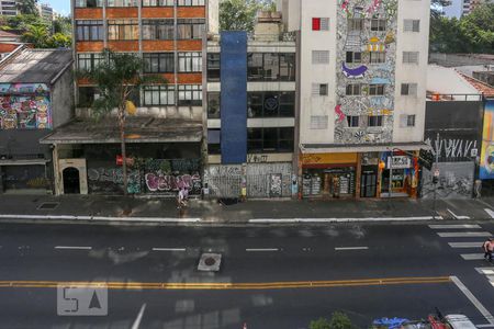 Vista da Varanda de apartamento para alugar com 1 quarto, 34m² em Consolação, São Paulo