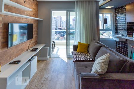 Sala de apartamento à venda com 1 quarto, 42m² em Bosque, Campinas