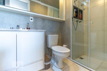Banheiro de apartamento à venda com 1 quarto, 42m² em Bosque, Campinas