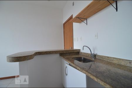 Cozinha de apartamento para alugar com 1 quarto, 45m² em Vale do Sereno, Nova Lima