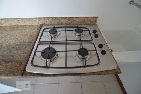 Cozinha de apartamento para alugar com 1 quarto, 45m² em Vale do Sereno, Nova Lima